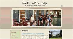 Desktop Screenshot of northernpinelodge.com